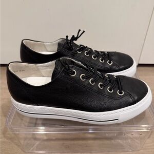 Paul Green Leather Hadley Platform Sneakers